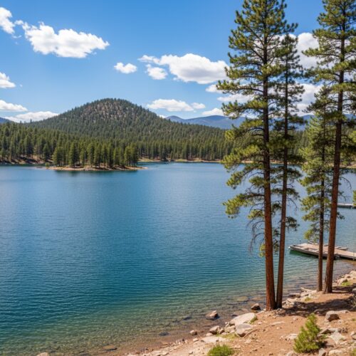 Willow Springs Lake White mountains of Arizona